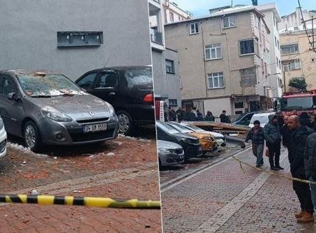 İstanbul'da 13 katlı binaya yıldırım düştü! Olay yerine ekipler sevk edildi