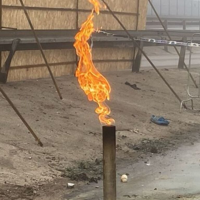 6 gündür yanıyor