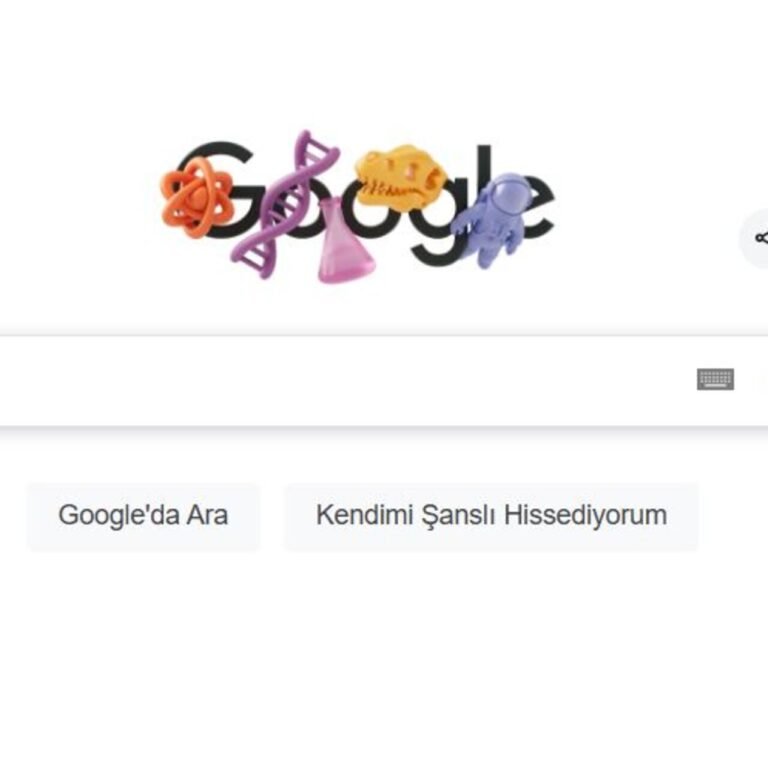 8 Mart doodle oldu!