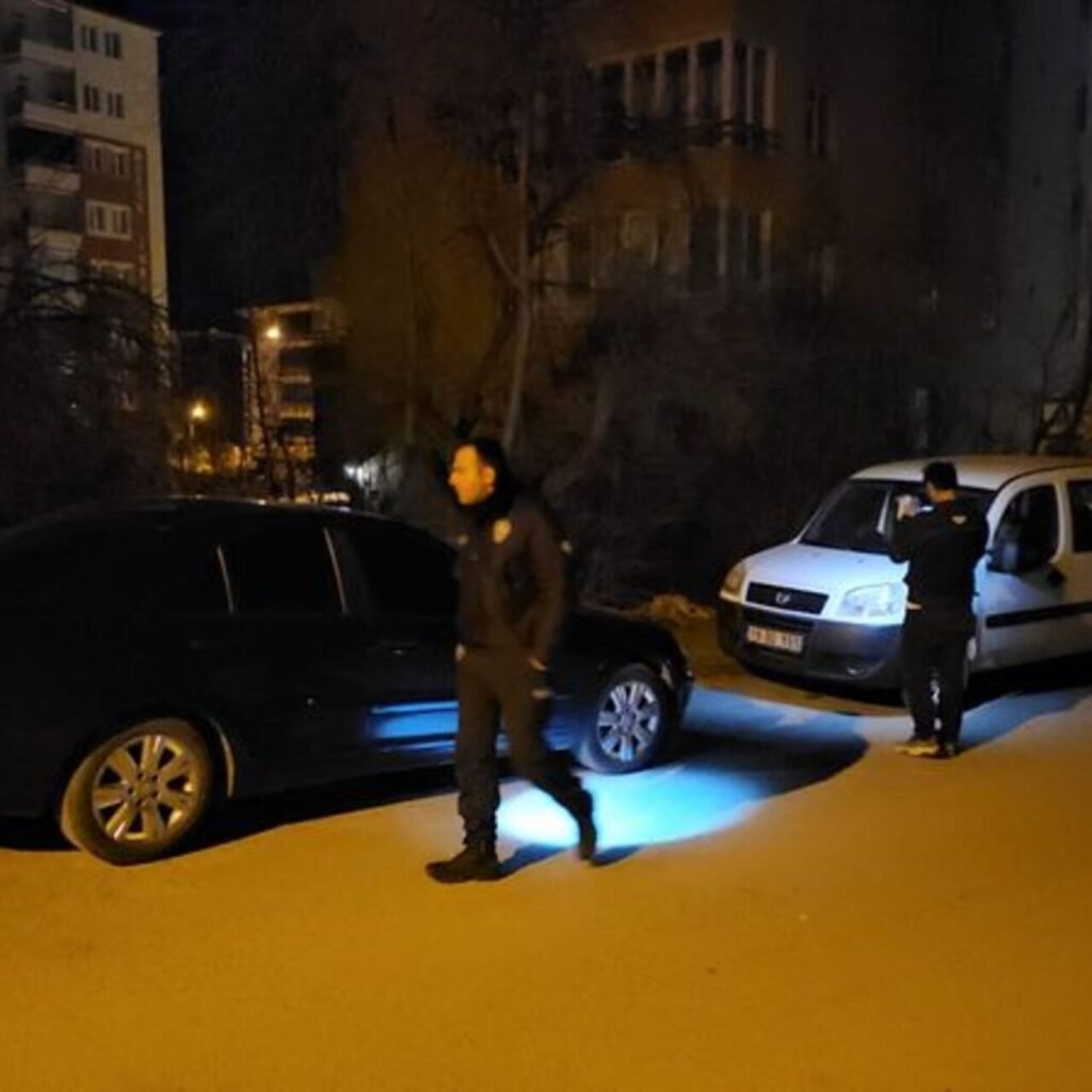 Çorum'da 10 araca zarar verildi