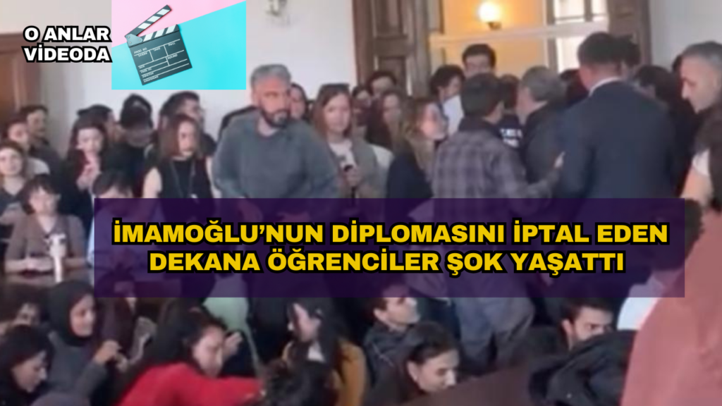 İmamoğlu'nun diplomasını iptal eden dekana öğrenciler şok yaşattı