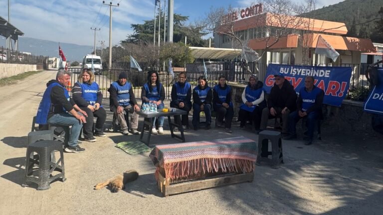 İzmir'de Temel Conta grevi sürüyor: "Kölelik sistemi bitmeli"