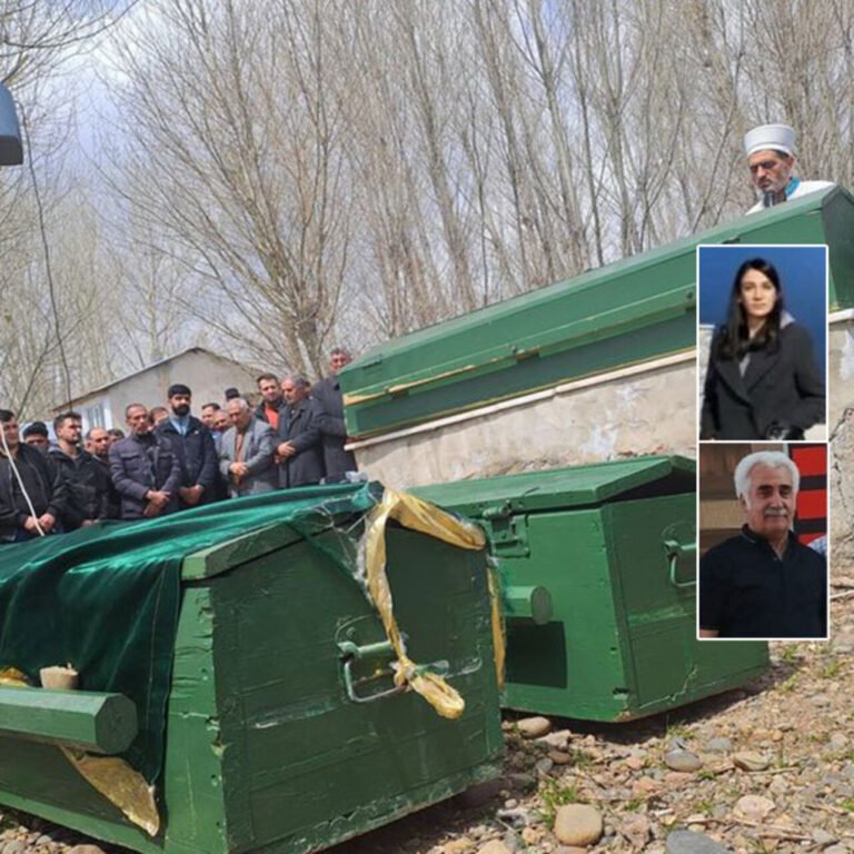 Kahreden haber! Baba ile 2 kızı yan yana defnedildi!