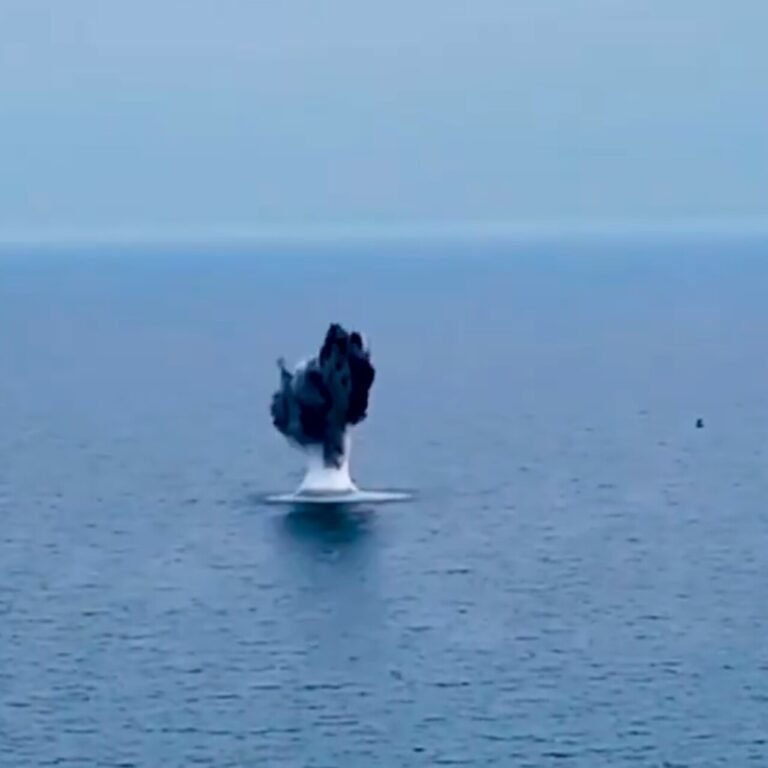 Karadeniz'de bulunan mayın imha edildi