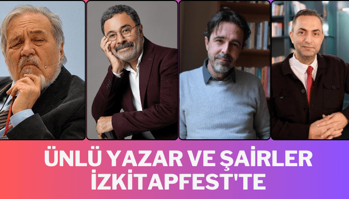 Ünlü yazar ve şairler İZKİTAPFEST'te