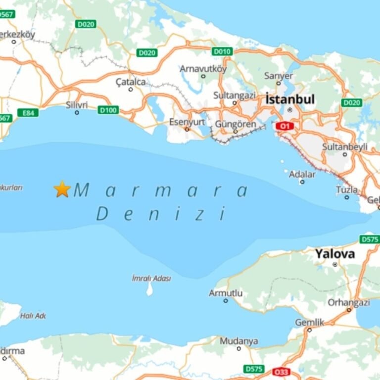 İstanbul'da 4 büyüklüğünde deprem