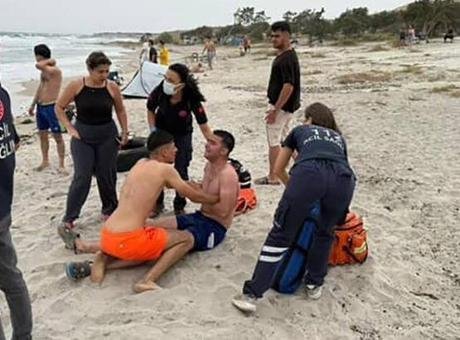 İzmir'de kahreden olay! boğulma tehlikesi geçiren iki çocuğu kurtarmak isterken boğuldu