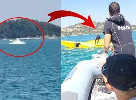 Adana'da sıcak saatler: Uçağım göle düştü, durumum iyi, beni alın