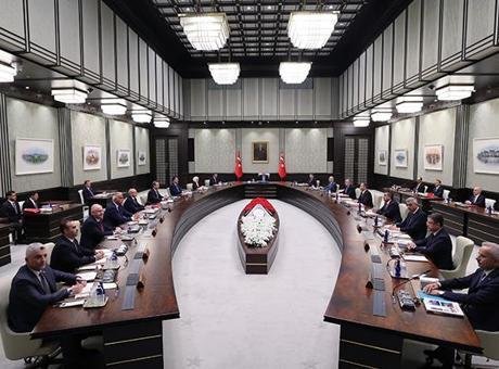 Cumhurbaşkanlığı Kabinesi Erdoğan başkanlığında toplandı