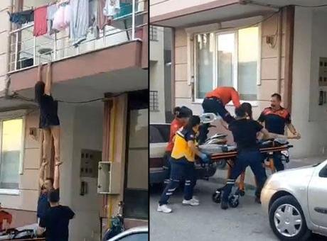 'İntihar' ihbarında bulundu, ekipler ayrılacağı sırada şok hamle