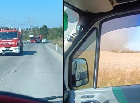 İstanbul'da lojistik deposunda yangın paniği!