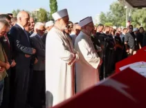 Orman şehitlerine veda: Gözyaşları içinde son yolculuklarına uğurlandılar