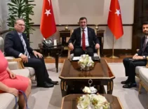 Cumhurbaşkanı Yardımcısı Yılmaz, AB Türkiye Delegasyonu Başkanı Ossowski ile bir araya geldi