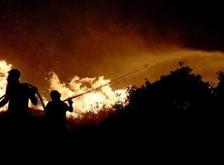 Çeşme'de orman yangını! Alevlerle mücadele sürüyor