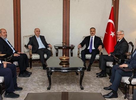 Dışişleri Bakanı Hakan Fidan Hamas heyeti ile görüştü! 'Soykırımın unutulmasına izin verilmeyecek'