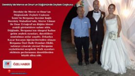 Dereköy’de Merve ve Onur’un Düğününde Zeybek Coşkusu