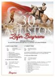 T.C. BERGAMA KAYMAKAMLIĞI 30 AĞUSTOS ZAFER BAYRAMI 103.YIL DÖNÜMÜ KUTLAMA PROGRAMI AMAÇ VE YASAL DAYANAK: