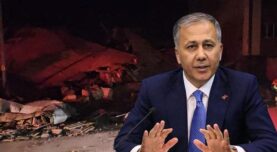 İçişleri Bakanı Ali Yerlikaya: 3 bina, 1 dükkan yıkıldı, can kaybı yok