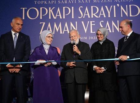 Emine Erdoğan'dan Topkapı Sarayı Saat Müzesi'nin açılışına ilişkin paylaşım