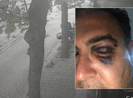 Yer: Bakırköy! Kedi beslemek isteyen iş insanına 'Yolu kapattın' dayağı kamerada